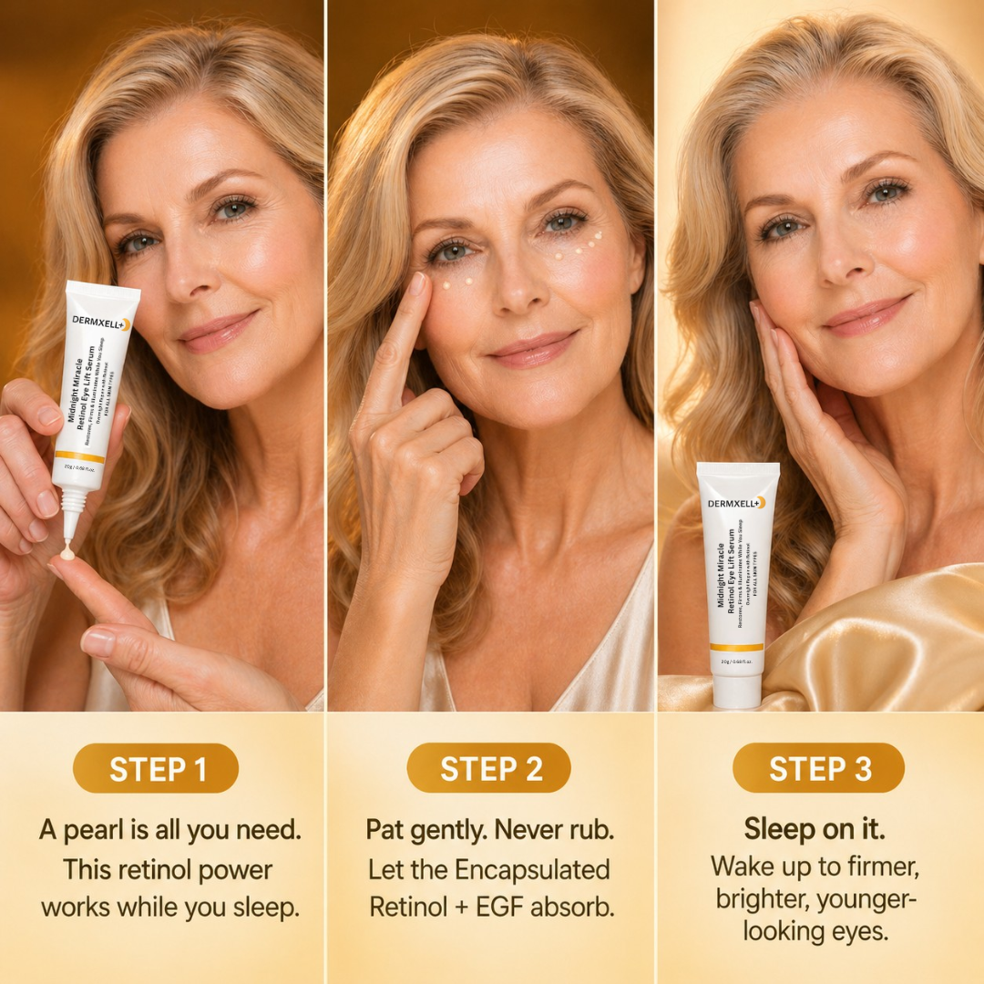 Midnight Miracle Retinol Eye Lift Serum – Dermxell