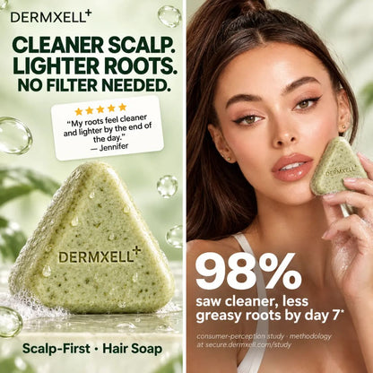 DERMXELL⁺ Scalp-First Hair Soap — pack