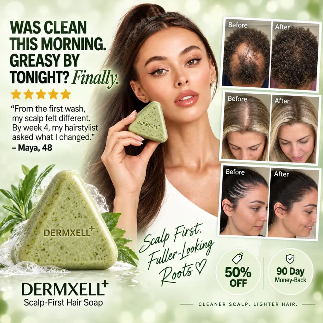 DERMXELL⁺ Scalp-First Hair Soap — bars